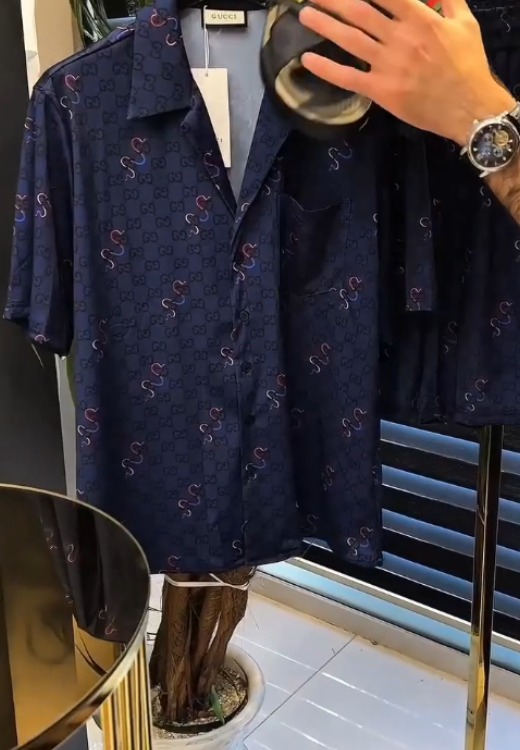 Men's printed leisure suit