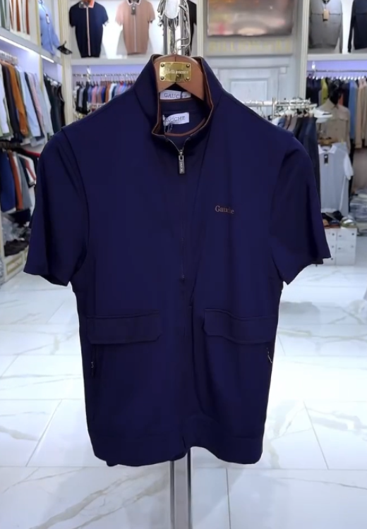 Men's quality khaki casual suit