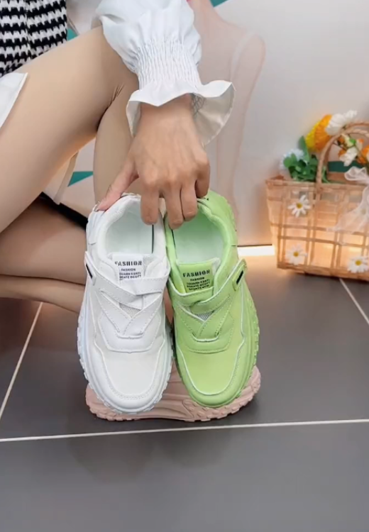 Macaroon color sports casual shoes in summer