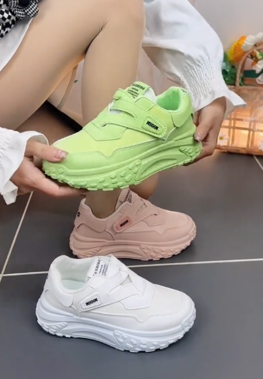Macaroon color sports casual shoes in summer