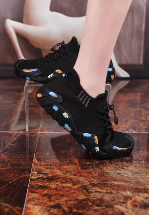Men's black socks casual shoes