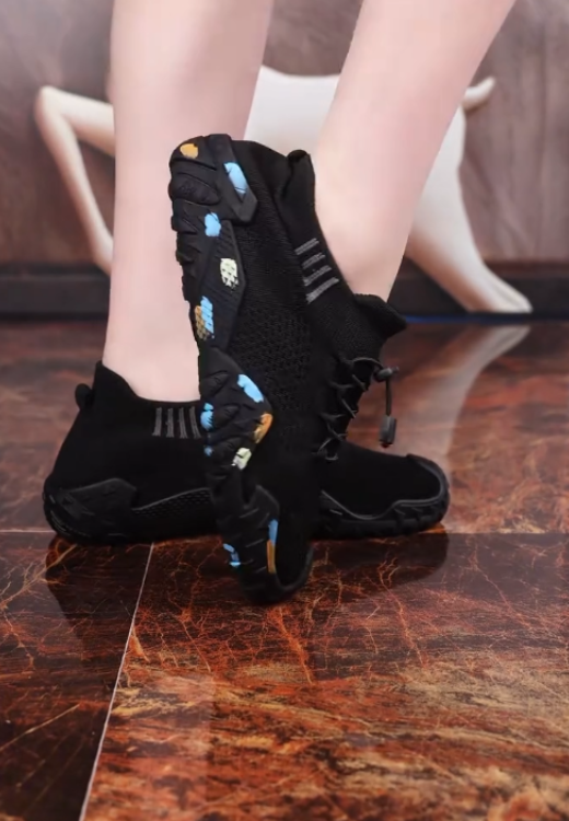 Men's black socks casual shoes