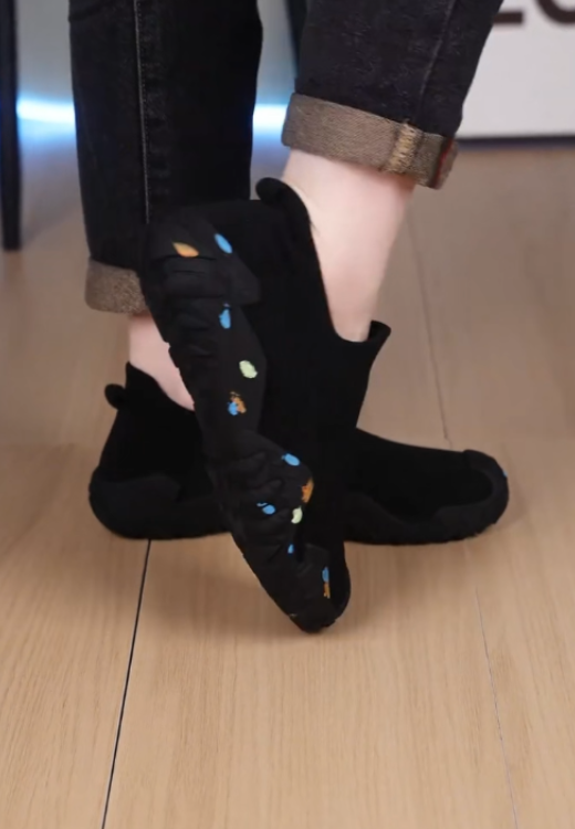 Men's multicolor optional shoeless socks casual shoes