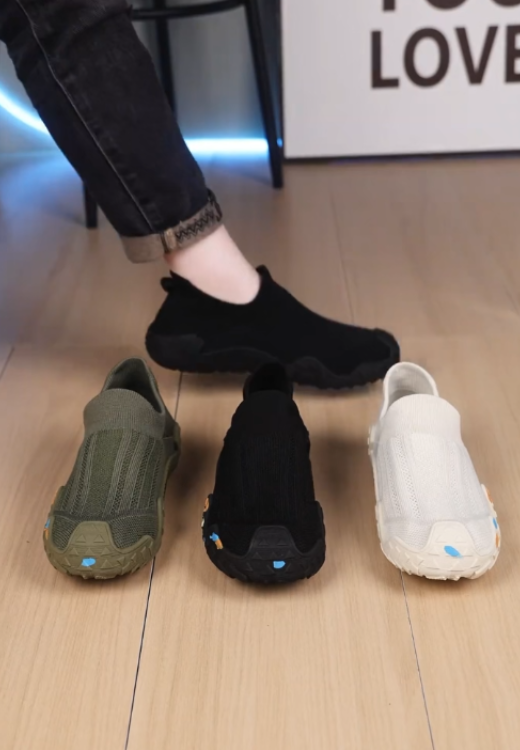 Men's multicolor optional shoeless socks casual shoes