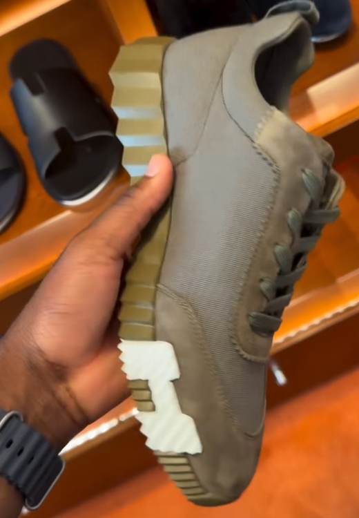 Men's taupe H casual shoes
