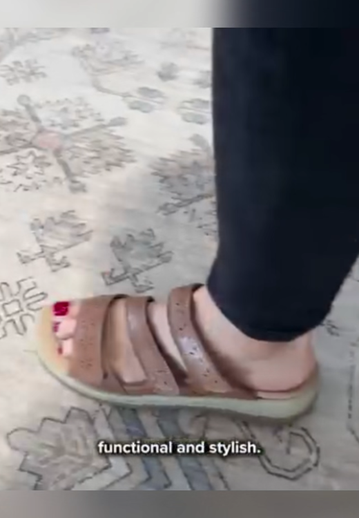 Women's classic elegant cowhide sandals