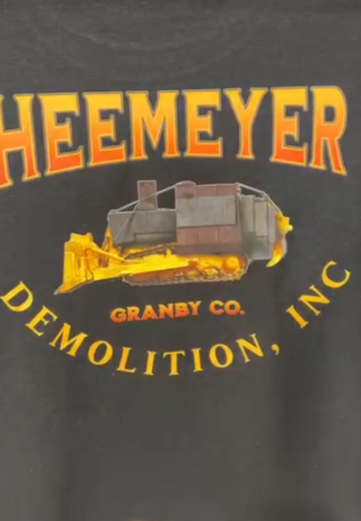Men's letter orange short sleeve
