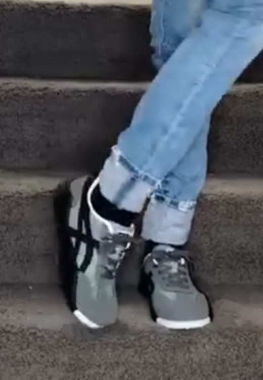 Women's grey high-quality casual shoes