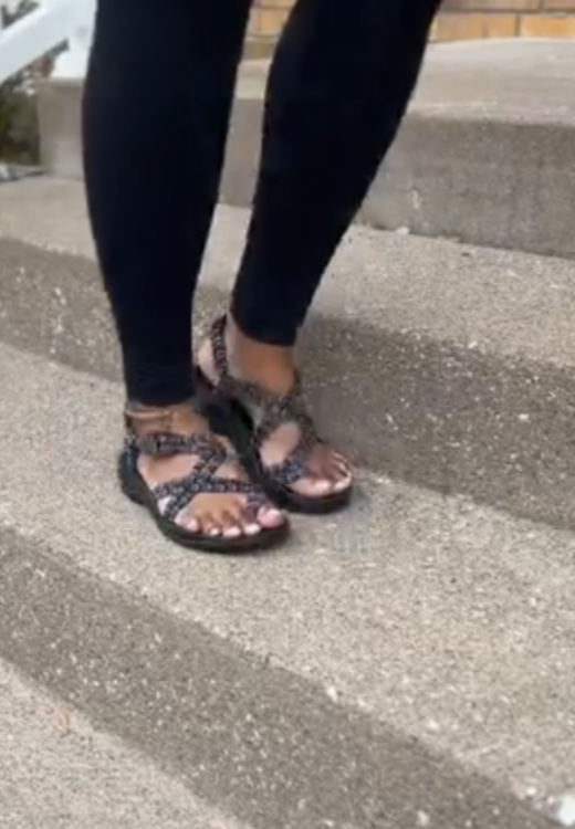 Women's elastic belt Comfortable Sandals