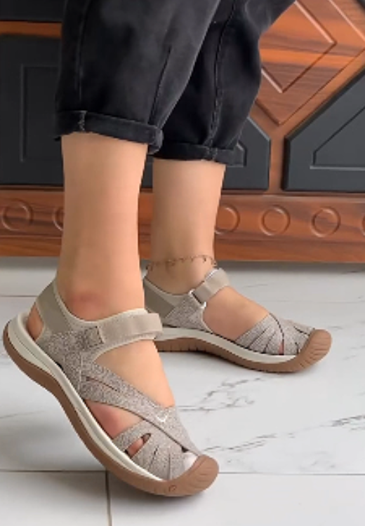 High-quality multicolor sandals