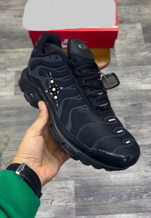 Black suede stitching air cushion casual shoes