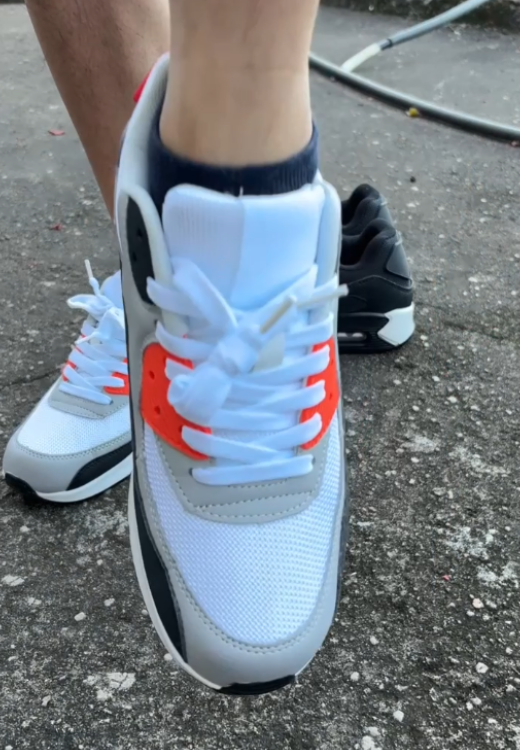 Men's Red and Black Air Cushion High Quality Casual Shoes