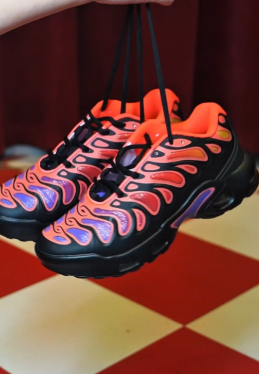 Men's fashion flame magma casual shoes