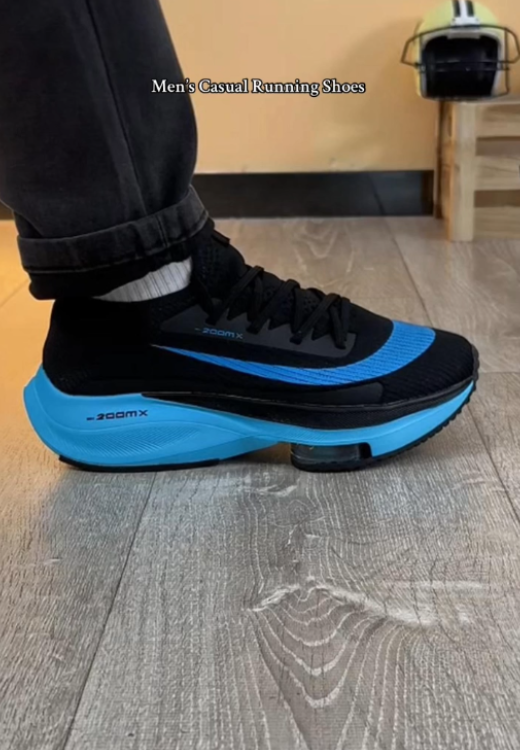 Men's fashion two-color circular casual sports shoes