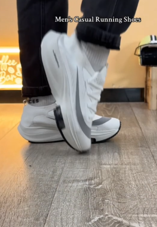 Men's fashion two-color circular casual sports shoes