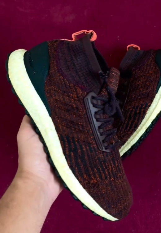 Men's fashion red and black suede sports casual shoes