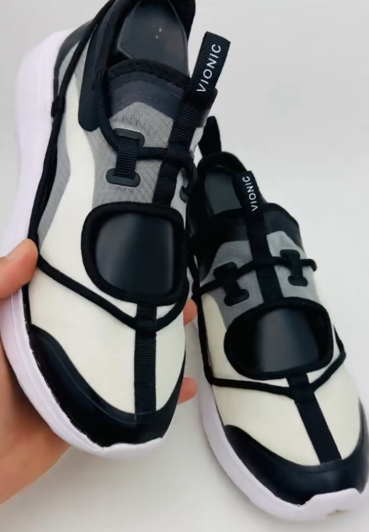 Men's metal black casual shoes