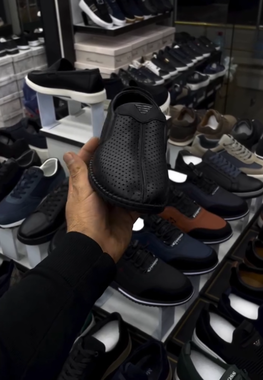 Men's classic soft breathable leather shoes