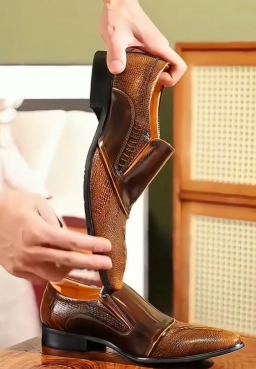 Italy handmade high-quality creative leather shoes