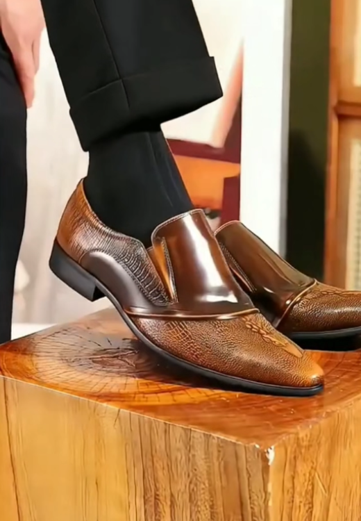 Italy handmade high-quality creative leather shoes