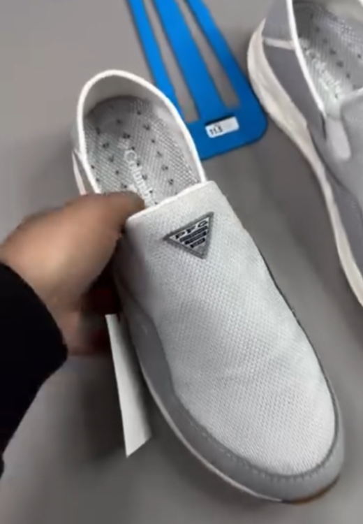 Grey casual mesh breathable sneakers