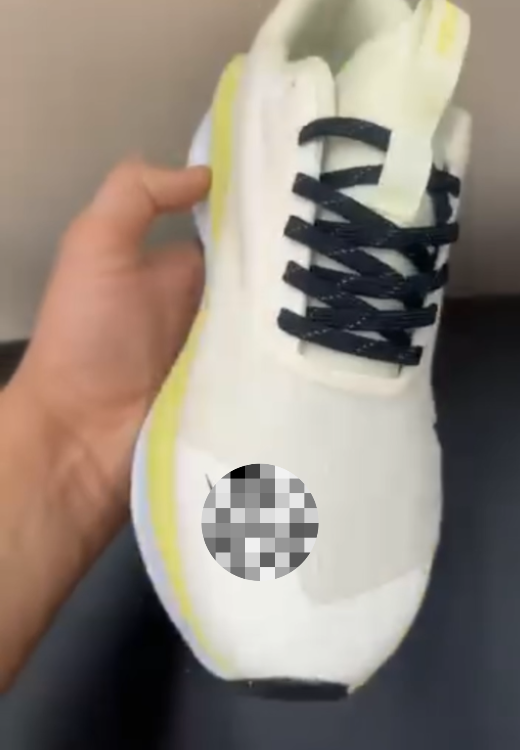 Classic white mesh sneakers