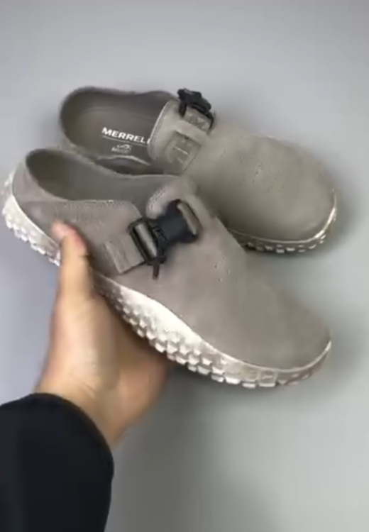 Grey casual birken shoes