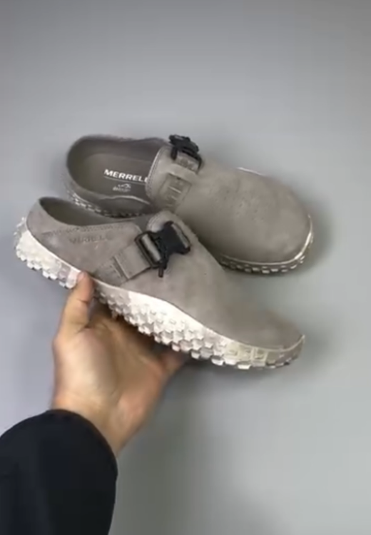 Grey casual birken shoes