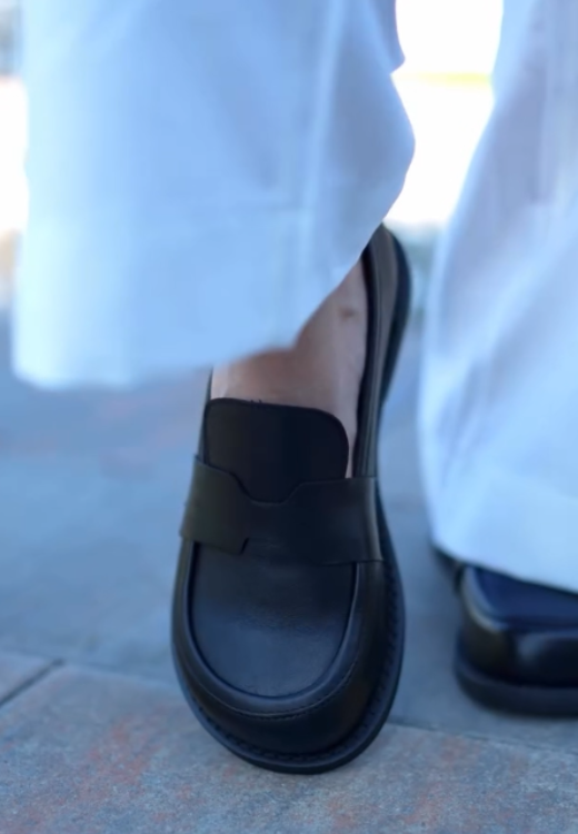 Soft leather classic loafers