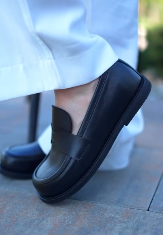 Soft leather classic loafers