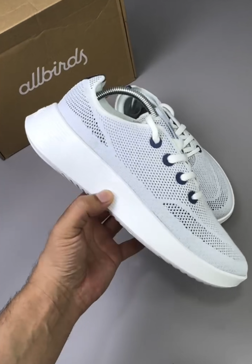 Grey correction arch support mesh casual shoes