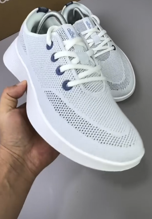 Grey correction arch support mesh casual shoes