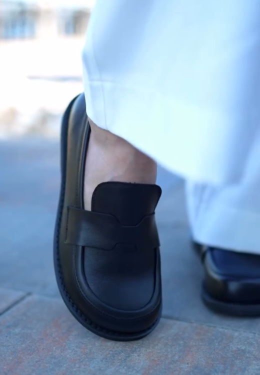 Soft leather classic loafers