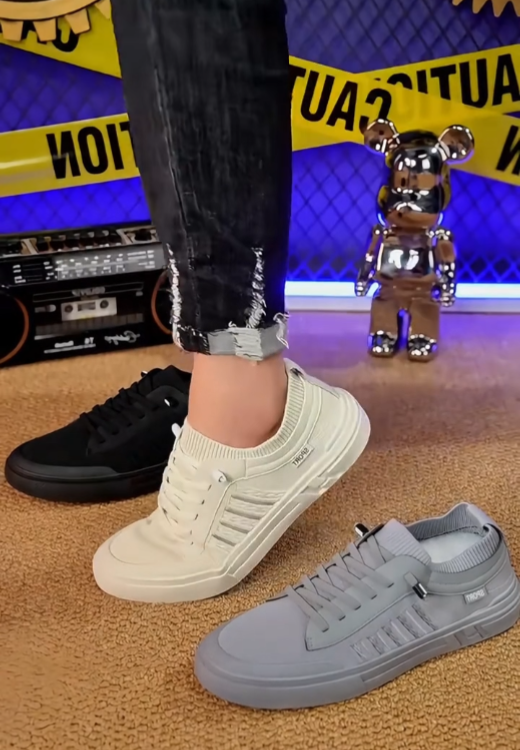 Fashion casual slash canvas shoes