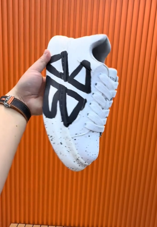 Clover grass inkjet printing leisure heighten sports shoes.