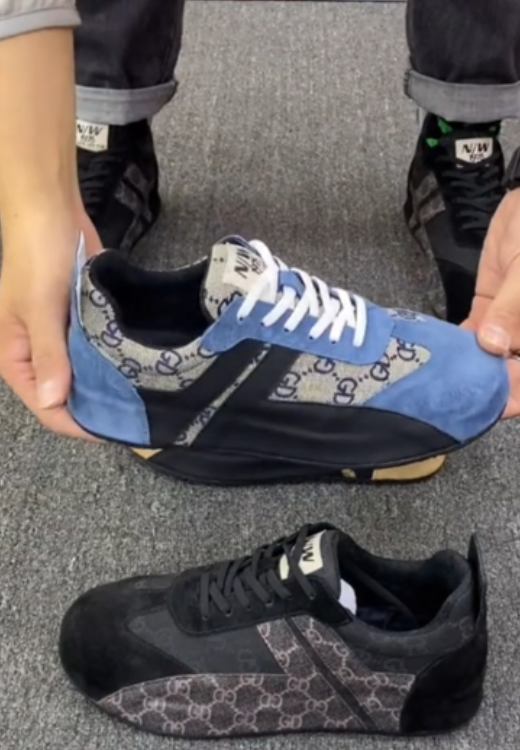 Men's classic old-fashioned pattern high-quality casual shoes