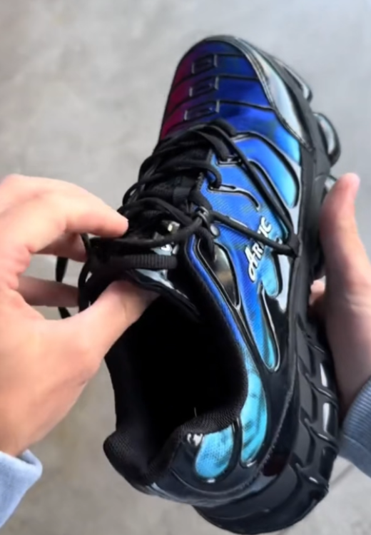 Best-selling men's colorful air cushion hammer safety shoes