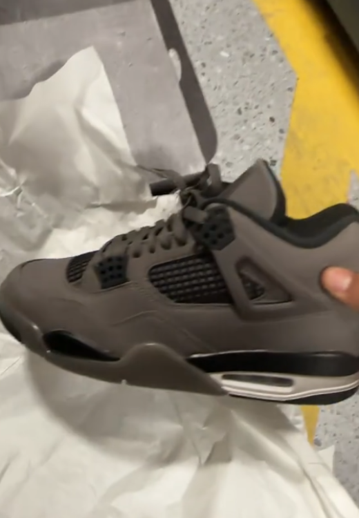Men's classic high-top gray basketball shoes