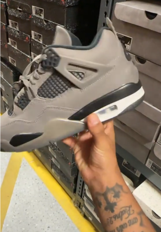 Men's classic high-top gray basketball shoes