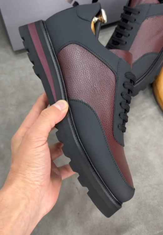 Multicolor stitching casual shoes