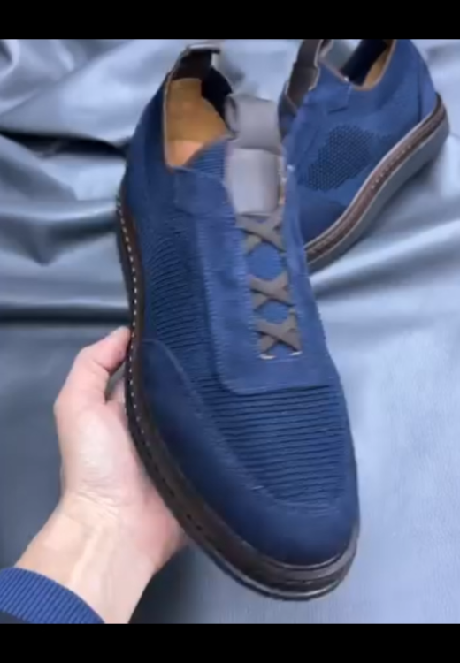 Elastic easy-to-wear cross shoelaces casual shoes