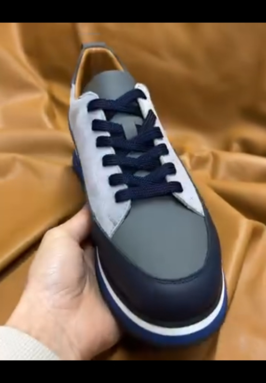 Men's stitching casual sports shoes