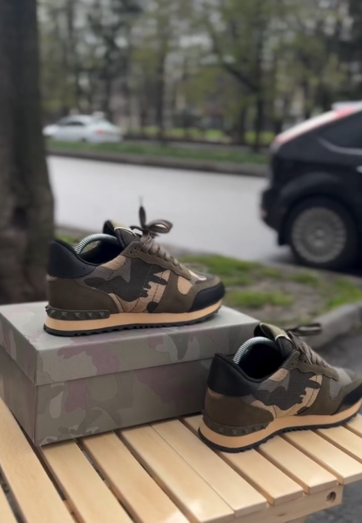 Men's camouflage casual sports shoes
