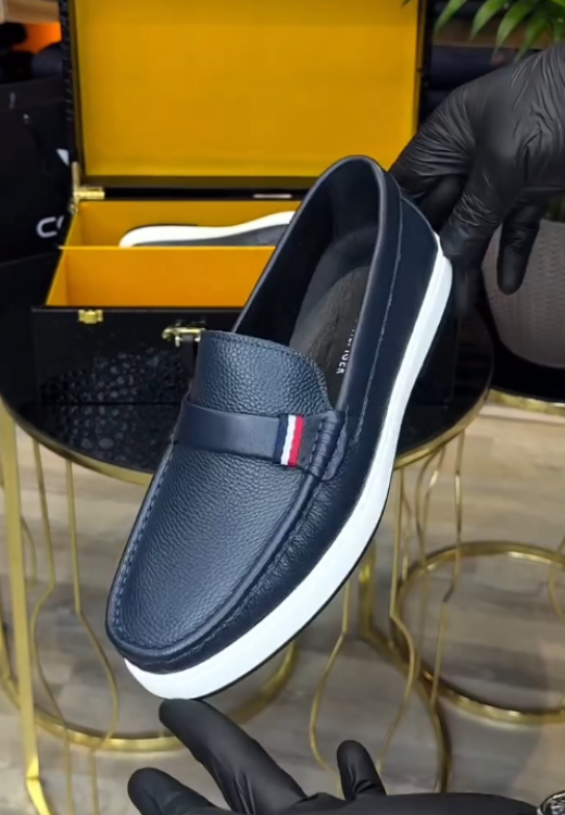 Men's leisure soft leather pedal