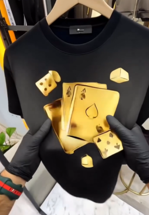 Hot clearance gold poker T-shirt