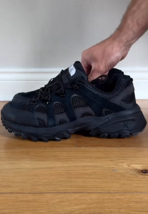 New black hedgehog shoes