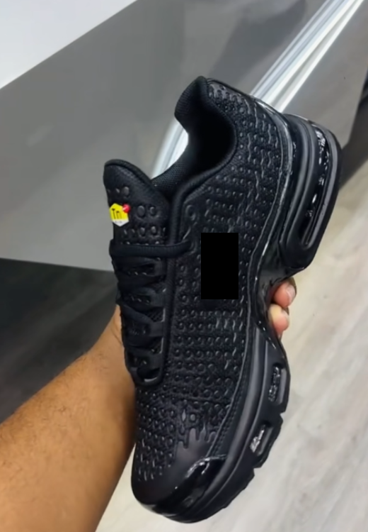Men's high quality glossy woven air cushion sneakers