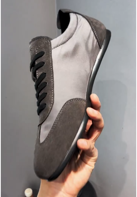 Grey triangle frame casual Forrest Gump shoes