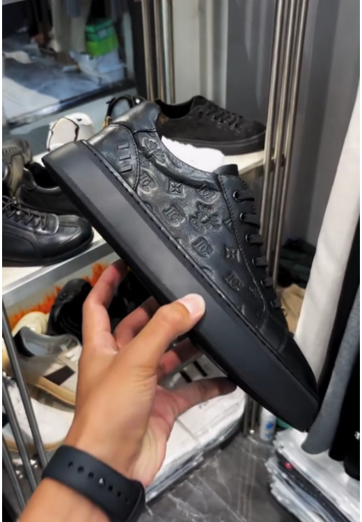Printed leisure shoes