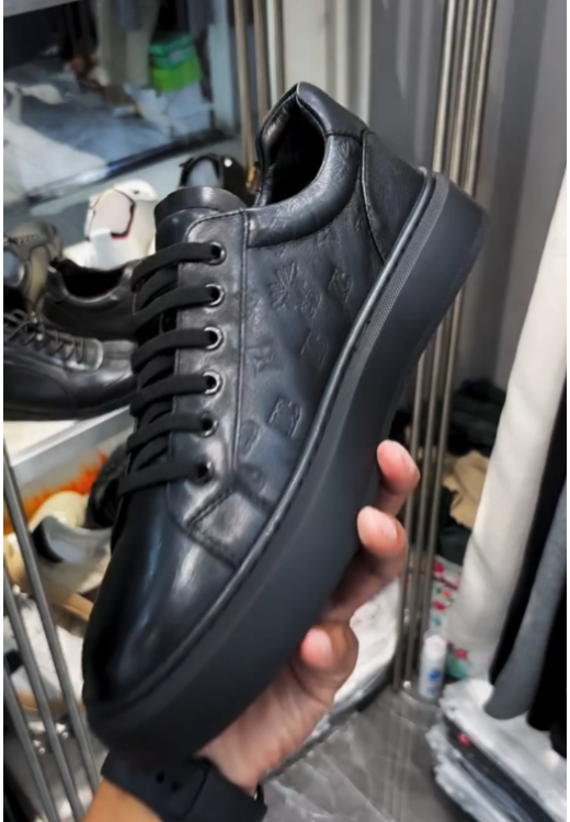 Printed leisure shoes